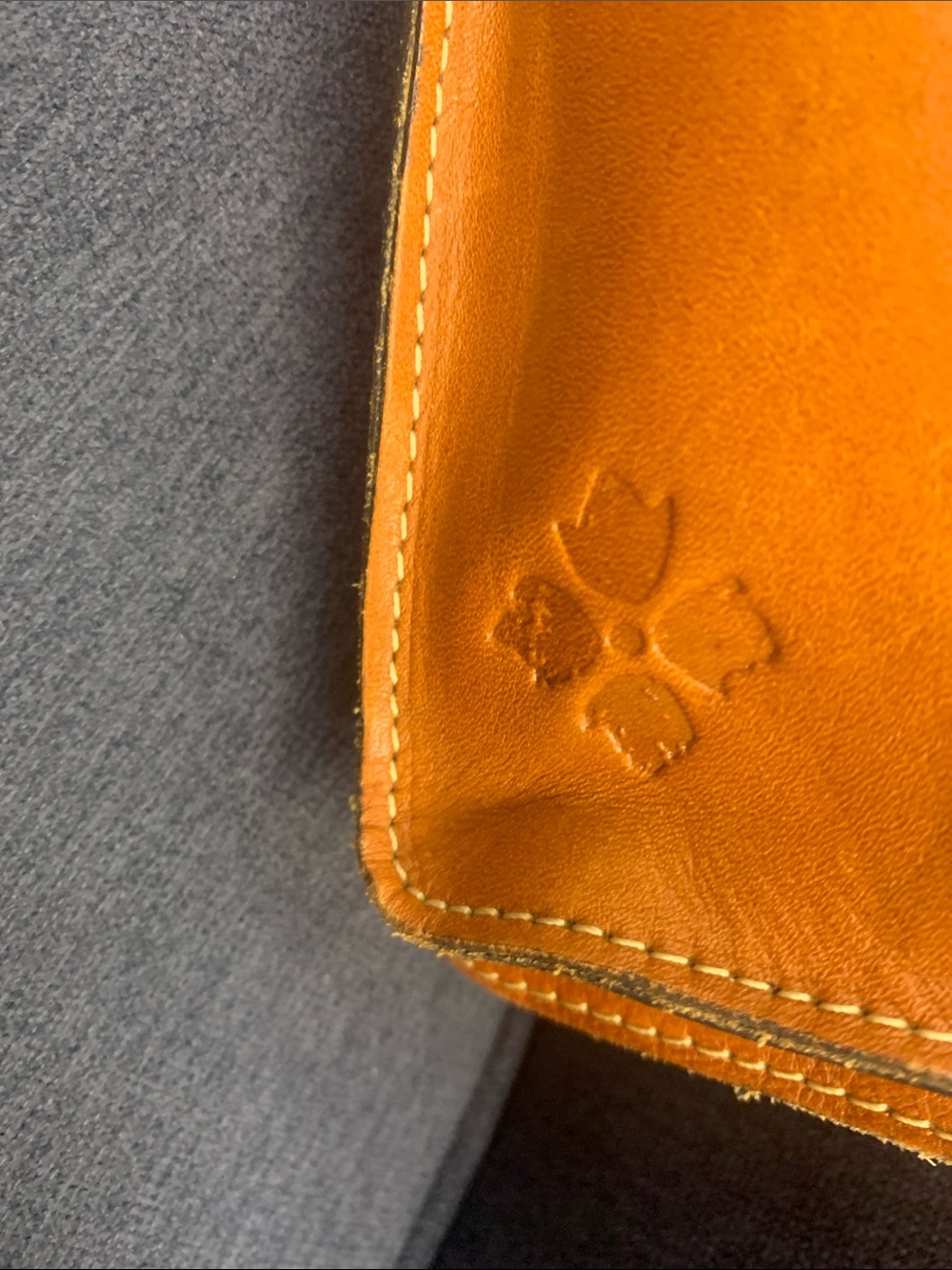 Patricia Nash Cognac/Tan Leather Crossbody Satchel - Picture 3 of 8